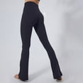 thumbnail image 5 of REALiKUN Flare Scrunch Leggings for Women V Cross Waist Bell Bottom Yoga Pants Bootcut Workout Leggings, 5 of 7