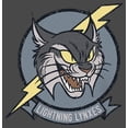 thumbnail image 2 of Junior's Strange World Lightning Lynxes Racerback Tank Top Charcoal 2X Large, 2 of 4