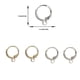 thumbnail image 4 of Guardurnaity Accesorios para pendientes de cobre, ganchos dorados, suministro de joyería DIY, cierres, hallazgos de Clip, enlazador chapado, japonés Ropa, zapatos y accesorios Miscelánea Blanco Guardurnaity AP015511-02, 4 of 6