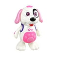 thumbnail image 1 of Interacción de Juguetes de animales CUTICAT con Luz de sonido rosa para regalos de cumpleaños de Niños pequeños, 1 of 8