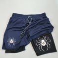 thumbnail image 1 of Pantalones cortos de rendimiento Anime Hunter x Hunter para hombre, pantalones cortos transpirables de araña para gimnasio, pantalones cortos deportivos de verano para entrenamiento físico y trotar, 1 of 4