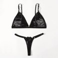 thumbnail image 2 of Gibobby Ropa interior mujer Ropa De Dormir Ropa De Dormir Mujer Cuello En V Bordado Encaje Lencería Lenceria China Gifts Lenceria Sexy Mujer(Negro, M), 2 of 5