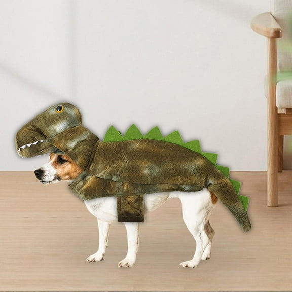 Dog Dinosaur Costume Cosplay Cute Decoration Funny Cats Apparel Fancy Dress L