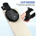 thumbnail image 2 of HIAKDOFT Phone Lens Clip Camera Filter Black Plastic 1 Set for Photography Needs, 2 of 2