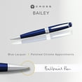 thumbnail image 2 of Cross Bailey™ Blue Lacquer Ballpoint Pen, 2 of 8