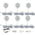 thumbnail image 1 of Foco Led Interior De 6X12V Y 3W Con Juego De Interruptores De Cargador De Coche Para Autocaravana Caravana Kearding HA026189-00, 1 of 5