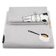 thumbnail image 1 of Juego de funda de edredón y funda de almohada con estampado de algodón 100% natural (EE. UU.-Queen), 1 of 8
