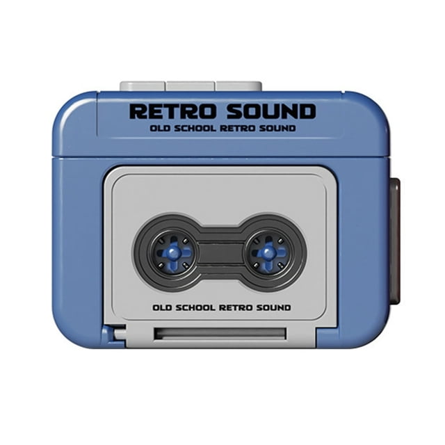 Dsseng Lecteur Rétro Mini Cassettes Enregistreurs à Ruban Petit Lecteur de Musique Widgets