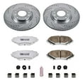 thumbnail image 3 of PowerStop Front Z26 Street Warrior Carbon-Fiber Ceramic Brake Pad and Drilled and Slotted Rotor Kit Fits: MAZDA Select Models K2964-26, 3 of 9