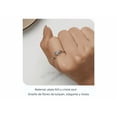 thumbnail image 4 of Anillo Flor De Tulipán Plata 925 Cristal Regalo Para Mujer Xtellar blanco, 4 of 4