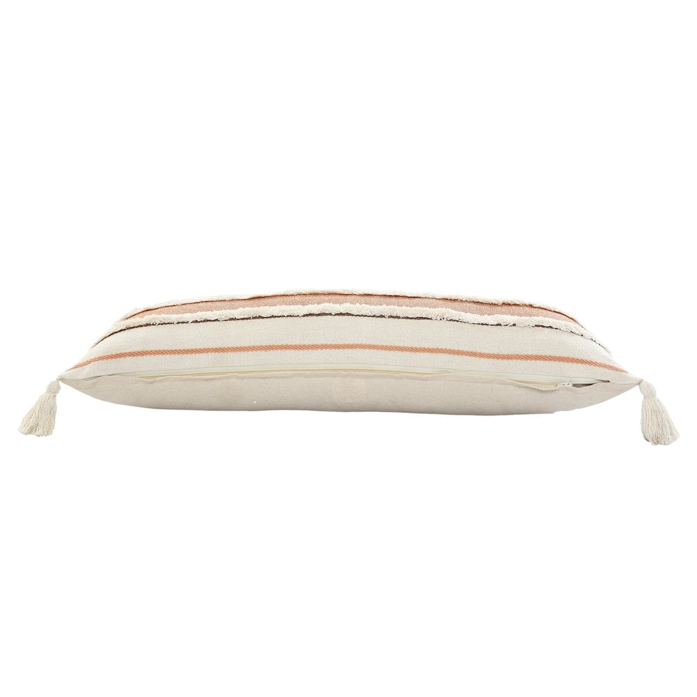 LR Home Sacral Earth Quarry Striped Lumbar Throw Pillow