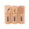 thumbnail image 4 of 3ml Bamboo Wood Roll On Bottle For Essential Oils Empty Perfume Sample Roller Bottle With Roller Ball & Natural Bamboo Wood Cap Travel Essentials, 4 of 5
