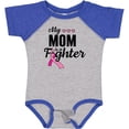thumbnail image 3 of Inktastic Breast Cancer Awareness My Mom is a Fighter Boys or Girls Baby Bodysuit, 3 of 5