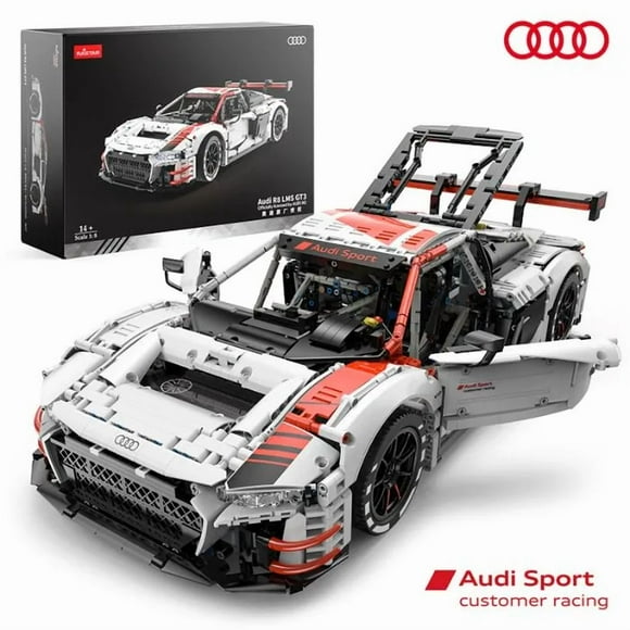 Audi R8 LMS GT3 Maquette à l'Échelle 1:8, Ensemble de Construction de Voiture de Course sous Licence de 3314 Pcs, Modèle d'Exposition Détaillé pour Ados et Adultes