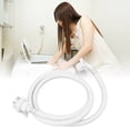 thumbnail image 4 of Washing Machine Water Inlet Hose, G3/4 Thread PVC Washing Machine Hoses Anti Deformation Flexible Double Buckle Fixation  For Home 1.5m / 4.9ft,2m / 6.6ft, 4 of 8