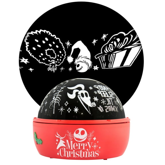 5.12 inch Christmas Lightshow Projection Tabletop ShadowLights Nightmare Before Christmas