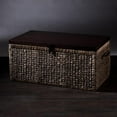 thumbnail image 3 of SEI Furniture Water Hyacinth Trunk Coffee Table in Blackwash, 3 of 6