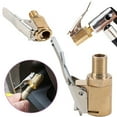 thumbnail image 5 of Ghojet Car Air Pump Thread Nozzle Adapter Tire Air Chucks Car Inflator Valve Connector Clamp Car Tire Inflator Valve Connector Car Tyre Quick Release Adapter Connector Brass Clip-on 6mm/8mm, 5 of 8