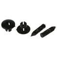 thumbnail image 2 of 20 Pcs 7mm Hole Plastic Push Screw Rivet Fairing Panel Fixings Clips,20 plastic rivets ›,Black, 2 of 4