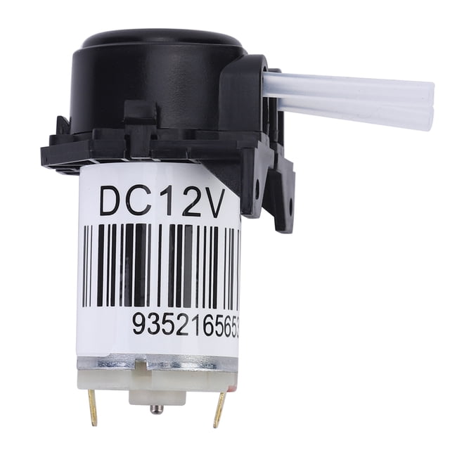 Bomba peristáltica microautocebante de ángulo recto con tubo de silicona para experimentos (12 V)
