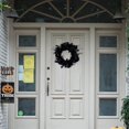 thumbnail image 4 of Corona de plumas de cuervo negro LED de Halloween, 4 of 8
