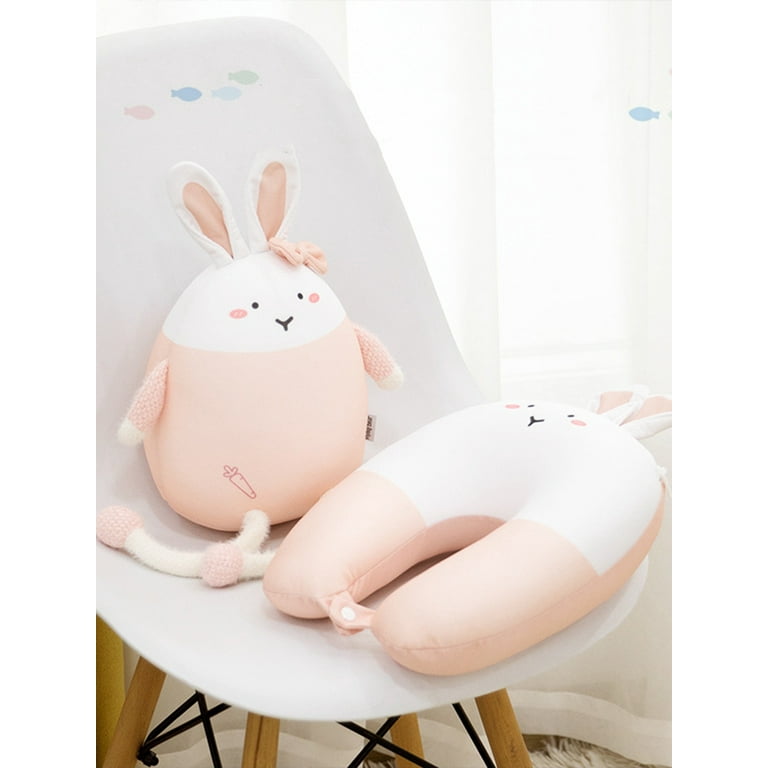 Lovely Plush Rabbit Chair Pillow Cute Soft Comfortable Office