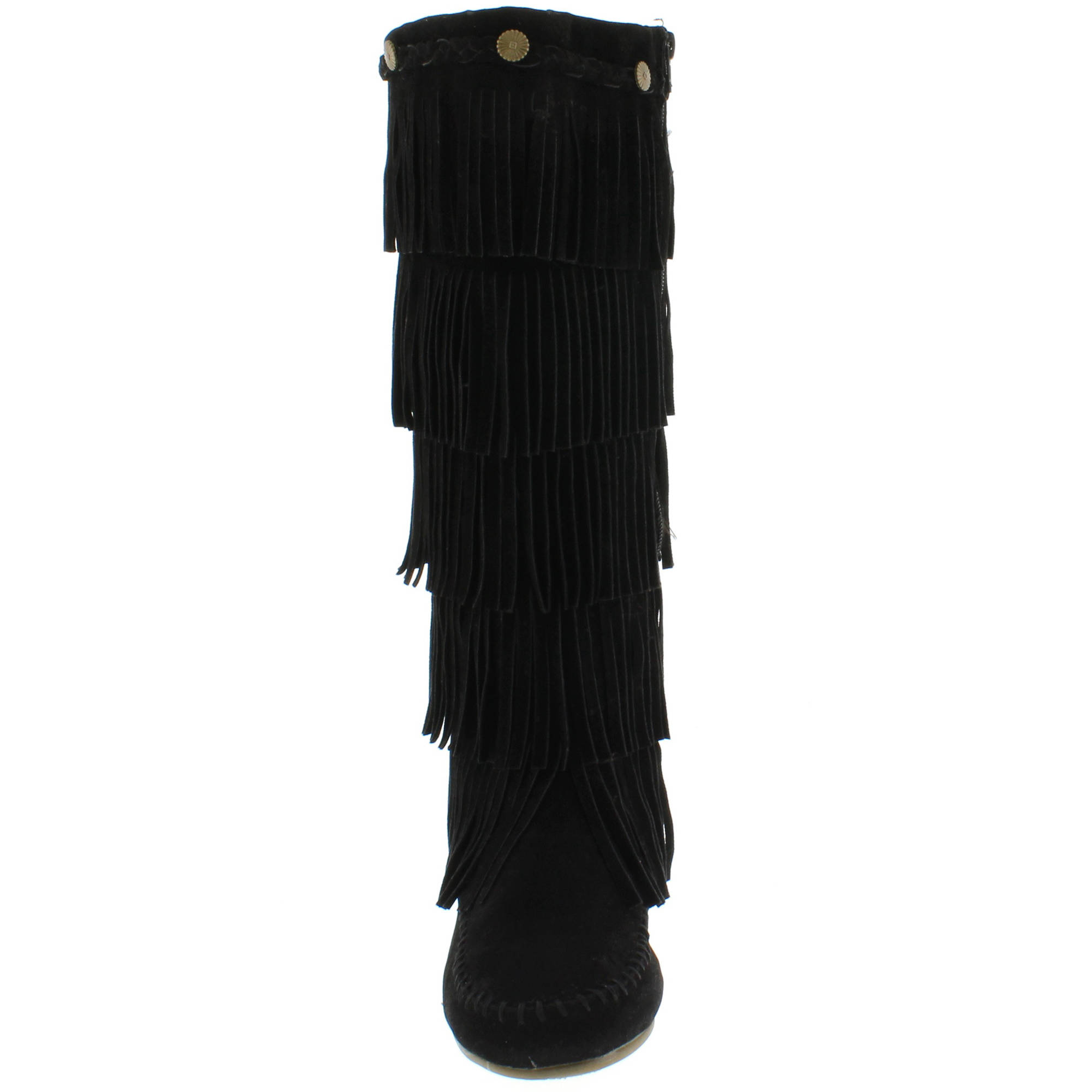 Shoes of Soul Women's Layer Fringe Boots - image 3 of 4