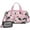 Border Collie Dogs, variant on Women Men Gym Bag,Dachshunds with Flowers Small Duffle Bag Spend the Night Bags for Women with Shoes Compartment Washbag,Detachable Shoulder Strap,19.7x8.3x11 Inches