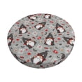 thumbnail image 6 of Uemuo Halloween Gnome Pattern Round Bar Stool Seat Covers Washable Stool Cushion Slipcover Elastic Bar Chair Covers-12 inch, 6 of 7
