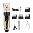 thumbnail image 1 of Raindrops dog grooming kit Pet Hair Clipper Golden 4pcs for silent operation, 1 of 8