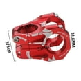 thumbnail image 2 of kurtrusly Potence Courte de Vélo 35mm Pièces de Vélo pour Cyclisme Vélo VTT Rouge, 2 of 5