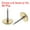 Gold, variant on Uxcell Solid Brass Tacks, 12 mm Retro Upholstery Nails Tack for Furniture Decorative Push Pins for Wall Hanging, Gold