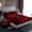 Black Red, variant on Feelyou Farm Rooster Teens Queen Sheet Sets, Rustic Chinken Bed Set, 4pcs