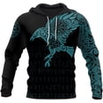 thumbnail image 1 of Sudadera con Capucha con Estampado 3D De para Hombre,Ropa De Calle Informal con Estampado De El Cuervo del Tatuaje, Estilo Retro Harajuku CBW-2006 4XL CBW-2006 4XL Xishao ropa, 1 of 2