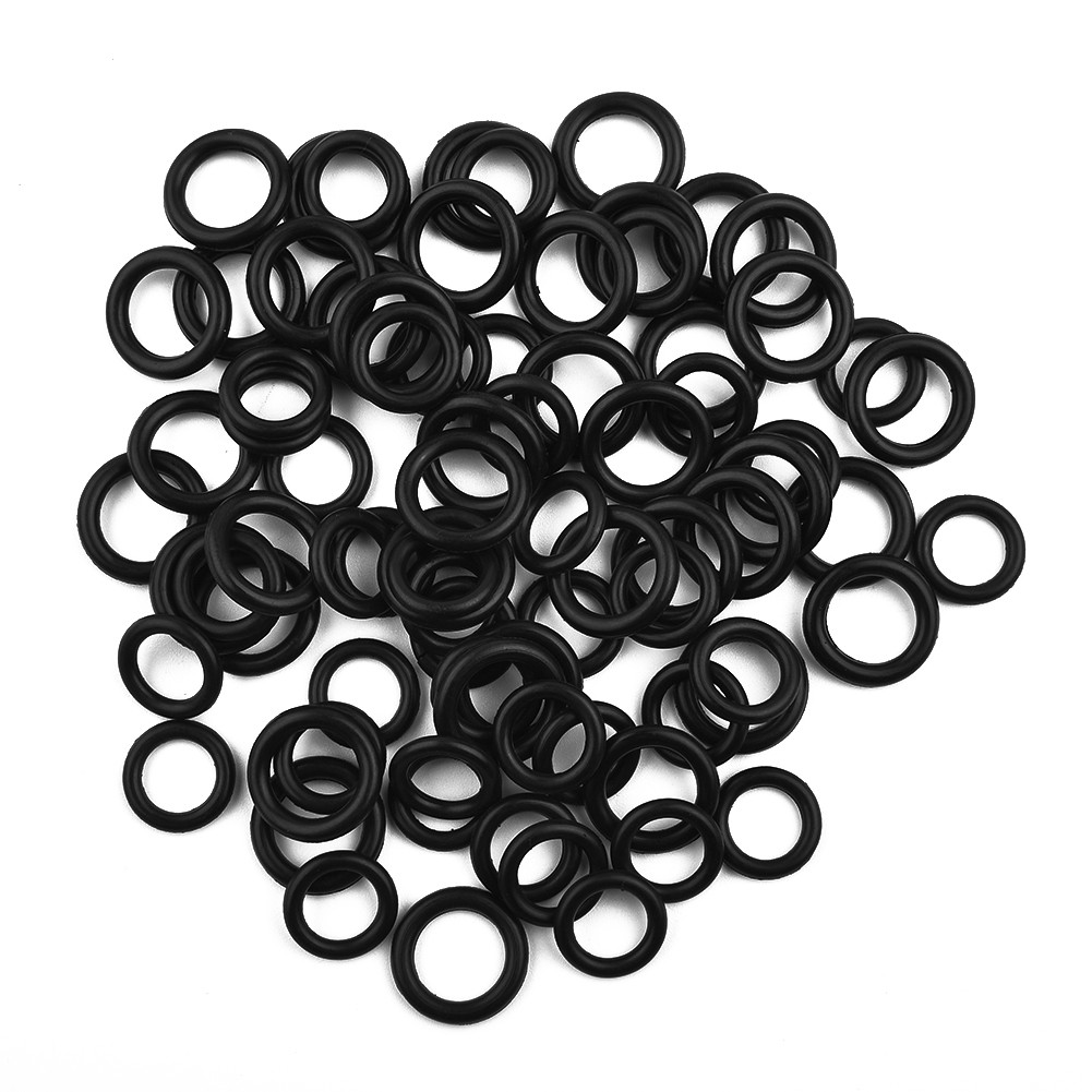 Derby City Seal 40-Piece FKM O-Ring Kit For Pressure Washers – For 1/4", M22, & 3/8" Fittings, Brown