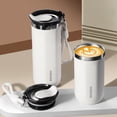 thumbnail image 2 of 350/500ML Stainless Steel Coffee Mug Insulated Water Cup Portable Double Wall Vacuum Flask Leak-Proof with Lid Travel Coffee Cup, 2 of 9
