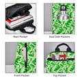 thumbnail image 3 of Fuzoiu Green Lizard Print Lightweight Daypack,Weekender Bag for Men and Women, Travel Backpack with Padded Straps for School, Travel & Work, 3 of 7