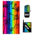 thumbnail image 6 of Fwttom Microfiber Beach Towel, Colorful Fast Drying Sand Free Beach Towels Oversized, Super Lightweight Bath Towels for Swimming Pool, Camping Essentials and Beach Essentials, 6 of 8