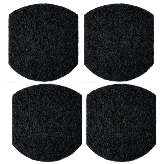Qzbhct 4 Pack Activated Carbon Filters Compatible with Ubbi Steel Diaper Pail, 5.5 Inch x 5 Inch Trimmable Pads