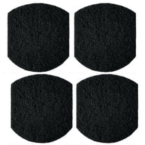 Qzbhct 4 Pack Activated Carbon Filters Compatible with Ubbi Steel Diaper Pail, 5.5 Inch x 5 Inch Trimmable Pads