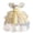Yellow, variant on Girls' Dresses Short Sleeve Puffy Tiered Cake Gown With Long Train For Birthday Party,3-4 Years
