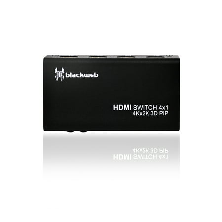 Blackweb 4K 4-Port Hdmi Switch With Pip And Ir Wireless Remote (Best Hdmi Switch Review)