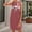 Brick Red, variant on Women's Casual Dress for Everyday Wear with Fashionable Letter Print Modern Women's Dress for DailyOfficeVacation Blue M