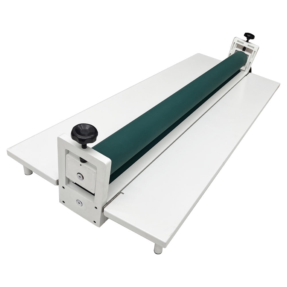 Techtongda 51in Manual Cold Roll Laminator Machine Cold Mounting Machine with Foldable Working Table