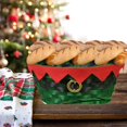 thumbnail image 5 of Round Baskets for Serving Christmas Green Elf Woven Basket All Purpose Organization Containers Pantry Laundry Room Counter for Fruit Bread Gift Basket Summer Home Decoration Pack of 4, 5 of 7