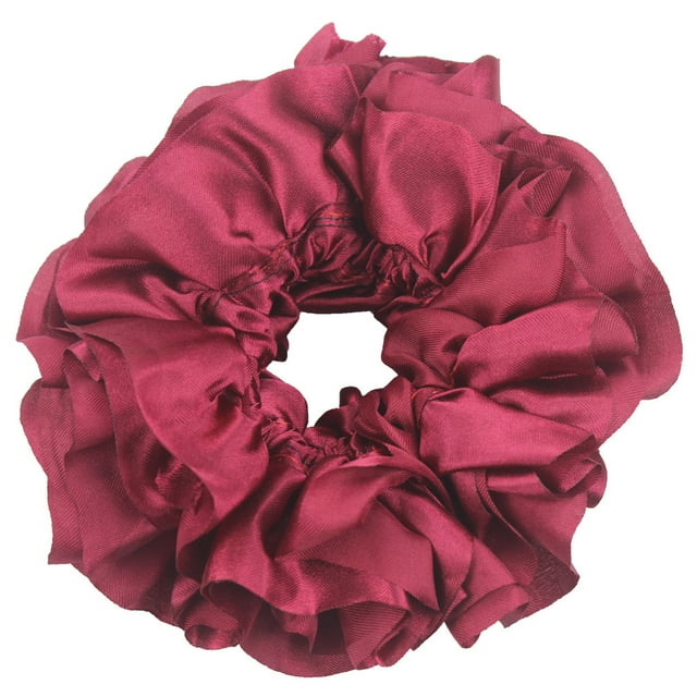 Flexible Rubber Band Simple Hijab Volumizing Scrunchie Large Hair Bow Headwear
