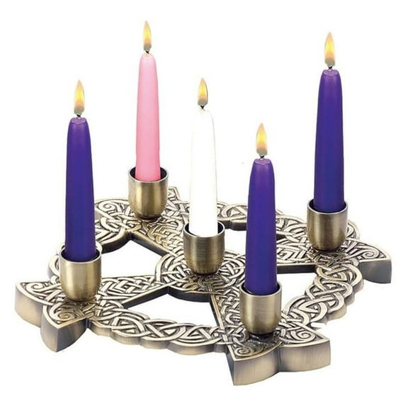 Bronze Celtic Advent Wreath