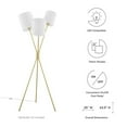 thumbnail image 6 of Alexa 3-Light Floor Lamp, 6 of 7
