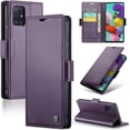 thumbnail image 1 of CaseMe Funda de Cuero para Samsung Galaxy A51 4G con Bloqueo RFID, para Samsung Galaxy A51 4G Funda para Mujer Hombre Tarjetero Cierre Magnético Funda Tipo Folio para Samsung Galaxy A51 4G, 1 of 11