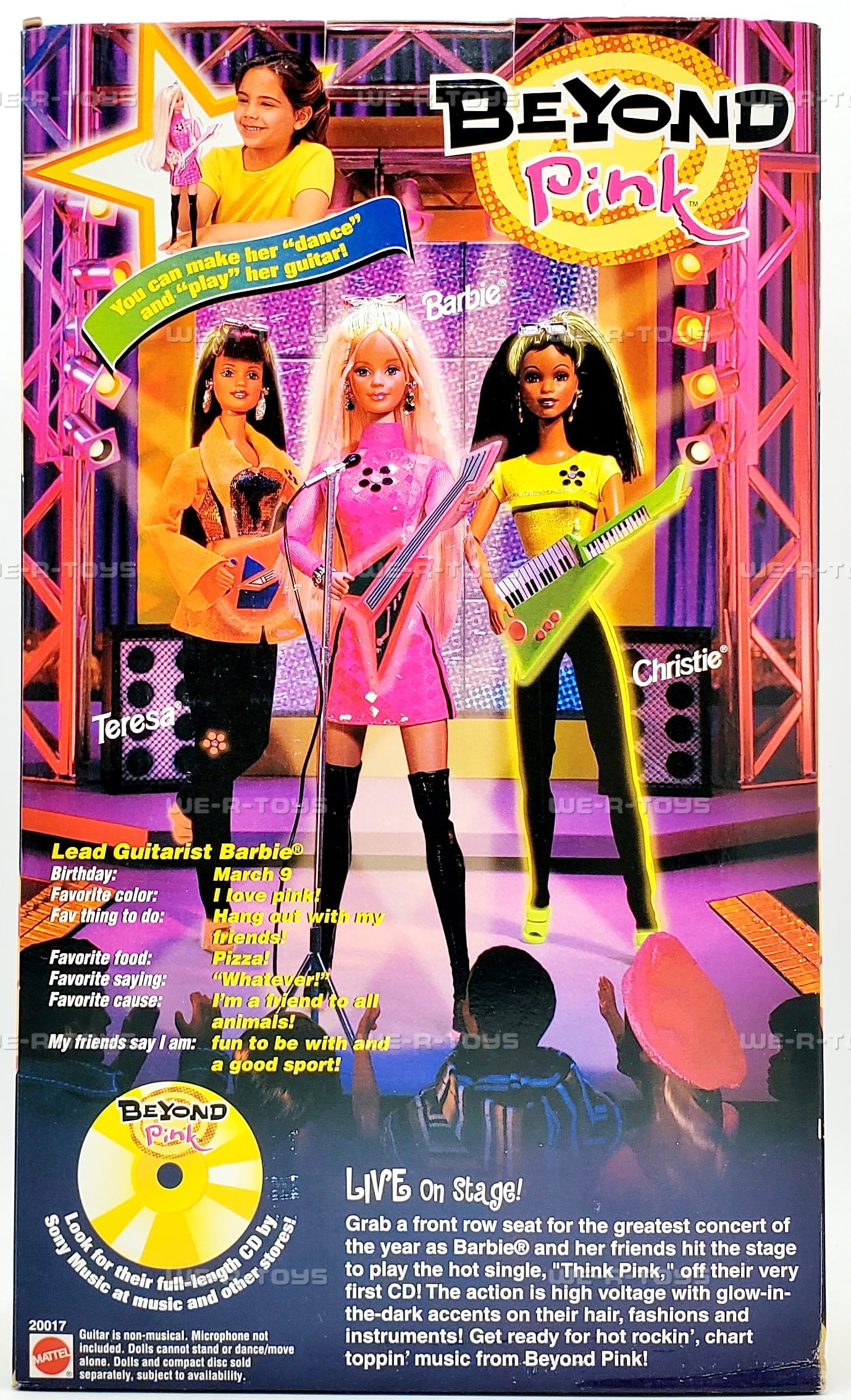 Barbie Beyond Pink Doll & Song! - Make Barbie Dance & Play Guitar (1998)